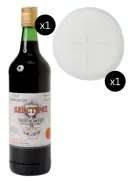 Communion Wine Red - Sanctifex No.3  & Pk 50 Priests Communion Wafers 2.75" Single Cross, Sealed Edge, White / Altar Bread
