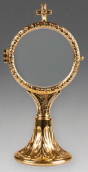 7 1/2" Gold Finish Lunette