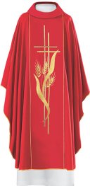 Red Chasuble (Length 129cm x Width 150cm)