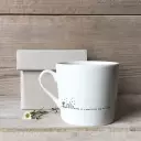 Wobbly mug Tea is a warm little hug