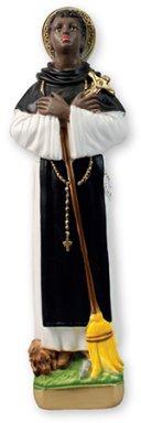 8" Saint Martin Plaster Statue