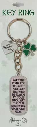 Metal Key Ring/Irish/Irish Blessing