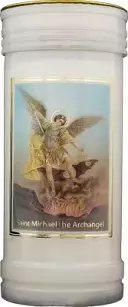 Single Pillar Candle - St.Michael the Archangel