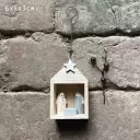 Tiny Nativity Set in Stable