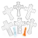Cross Suncatcher Decorations - Pack of 10