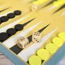 Backgammon Set - Pyramid Patterns