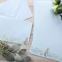 Foldover Writing Paper Set - Peter Rabbit Pastel Stripes