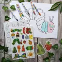 A4 Colouring Set - Very Hungry Caterpillar