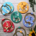 Wooden Ring Toss With Circle Base - Set Of 5 - World Of Potter