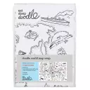 Colour In World Map Wrapping Paper (3 Sheets)