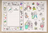 Peter Rabbit Placemat To Go - Colour In & Learn