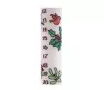 29.5cm Holly & Ivy Advent Candle - Single