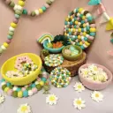 Handmade Felt Easter Trinket Dish Set