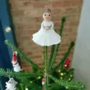 Handmade Felt Christmas Angel Tree Topper Decoration