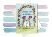 Wedding Card Faith, Hope And Love Single card