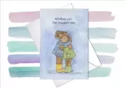 Thinking Of You Card The Biggest Hug Single card