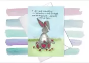 Thinking Of You Card Thank You Card Counting My Blessings Single card