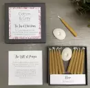 The Joy of Christmas Candles with Scripture Cards