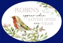 Ceramic Oval Plaque/Robins Near You