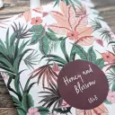 Scented Wardrobe Sachets (Honey & Blossom) With Hook - Tropical