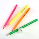 4 Piece Assorted Colors Jumbo Bible Highlighters with Sharpener