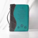 Large "Hope" (Turquoise) LuxLeather Bible Cover