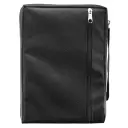 XSmall Fish Applique Black Poly-Canvas Bible Cover - XS