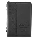 Large Guidance Black LuxLeather Bible Cover
