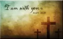 Magnet Crosses I am with You Matt. 28:20