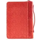 Large Amazing Grace Coral Fashion Bible Cover