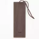 Bookmark-Pagemarker-Be Strong And Courageous-LuxLeather-Tan/Brown