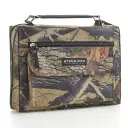 Medium Stand Firm Camouflage Poly-Canvas Bible Cover - 1 Corinthians 16:13
