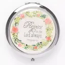 Rejoice in the Lord Always Compact Mirror