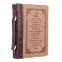 Large The Lord's Prayer Two-Tone Brown Bible Cover