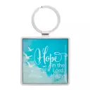 Hope in the Lord Metal Keyring