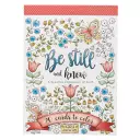 Coloring Cards-Be Still and Know