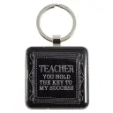 Teach, Inspire, Motivate Metal Key Ring