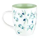 Mug Green/White Berries My Cup Overflows Ps. 23:5