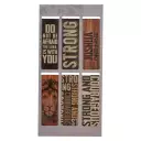 Magnetic Bookmark Set Strong and Courageous