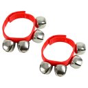 Red Small Wrist Bells Pair