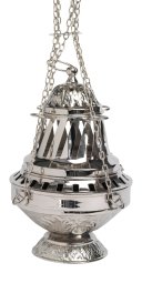 Nickel Plated Thurible H 27 cm