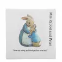 Mrs. Rabbit and Peter Decorative Wall Plaque