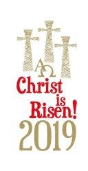Candle Transfer - Christ Is Risen Three Crosses