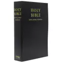 KJV Popular Bible, Black, Imitation Leather, Gift and Award, Presentation Page, Maps, Economy, Pew