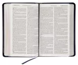 KJV Bible, Black, Bonded Leather, Cased, Presentation Page, Marker Ribbon, Gold Page Edges, Family Record