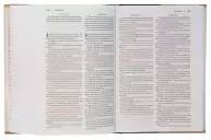 KJV Amplified Parallel Bible Orange Hardback Large Print Study Two-Column Format Red Letter Bible