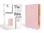 NIV Jesus Bible, Pink, Leather, Comfort Print, Introduction by Louie Giglio, Book Introductions, Essays, Articles, Journaling, Concordance, Ribbon Marker