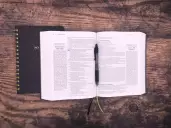 The Jesus Bible, ESV Edition, Cloth Over Board, Grey