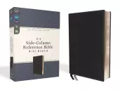 NIV Wide Margin Side Column Reference Bible, Leathersoft, Black, Comfort Print
