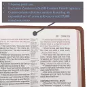 NASB, Classic Reference Bible, Genuine Leather, Buffalo, Brown, Red Letter, 1995 Text, Comfort Print
